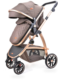 HKM-960467 3 in 1 Foldable Aluminium Alloy Stroller with Car Seat - Lightweight Travel Pram for Newborns