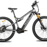 HKM-3422803 30 mph 1000 W Electric Mountain Bike, 48 V 15 Ah 720 Wh Battery, 21-Speed Shimano, CST 29 x 2.35 in Tires
