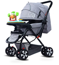 HKM-040659 Convertible Two-Way Musical Baby Stroller with Adjustable Multi-Function Features and Easy Fold Design