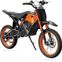 HKM-0146003 48V 1500W Electric Dirt Bike, Hydraulic Disc Brakes, Full Suspension, Inverted Front Fork, Nitrogen Rear Shock