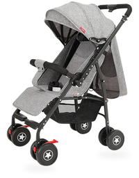HKM-089235 Compact Folding Lightweight Baby Stroller Pushchair for Infants - Travel Buggy with Umbrella Design