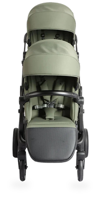 HKM-4207955 Luxury 3-in-1 Double Stroller Newborn Baby Stroller with One-Hand Adjustable Backrest and Double Seat Capability