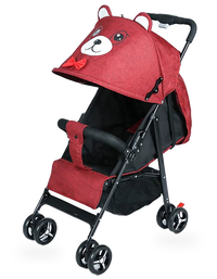 HKM-370643 Lightweight Foldable Baby Stroller for Infants and Toddlers (0-36 Months) in Cat/Rabbit Design