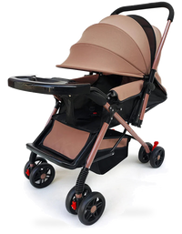 HKM-711827 Lightweight Foldable 3-in-1 Baby Stroller with Two-Way Configuration, Portable Travel Design