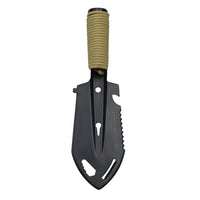 HKM-7195091 Multi-Purpose Camping Shovel Stainless Steel Portable Folding Survival Shovel for Outdoor Hiking and Car Use