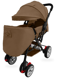 HKM-041811 Lightweight Foldable Baby Stroller with Compact Steel Tube Design for Travel Convenience