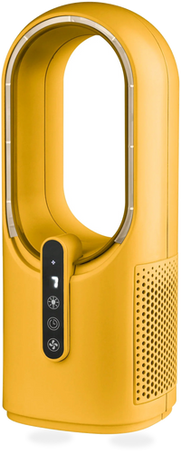 HKM-737683 Bladeless Tower Fan with Type-C Recharge, Night Light and Multiple Speed Settings