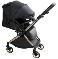 HKM-402259 Eco-friendly 3-in-1 Aluminium Travel Folding Stroller with Baby Car Seat and Pram Features