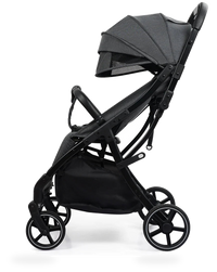 HKM-976275 Luxury Lightweight 3-in-1 Baby Stroller with Car Seat and Gravity Folding System