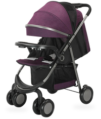 HKM-714131 Luxury Compact Lightweight Baby Pushchair with Integrated Dinner Plate for Travel