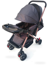 HKM-711827 Lightweight Foldable 3-in-1 Baby Stroller with Two-Way Configuration, Portable Travel Design