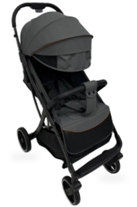 HKM-681363 Ultra-Compact Lightweight Travel Stroller for Babies - Environmentally Friendly Grey Design