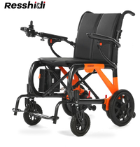 HKM-2349907 4-Wheel Mobility Scooter Brushless Motor 24V 12Ah Battery 12 Mile Range 309 lb Capacity Folding with LED Lights