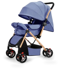 HKM-500563 Stylish Baby Stroller with Sunshade and Windproof Back Curtain