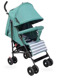 HKM-993235 Lightweight Durable Baby Stroller with Comfortable Mechanical Backrest - Available in Red, Purple, Green, and Gray
