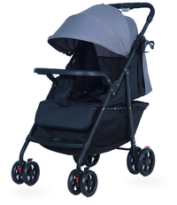 HKM-174035 8.15kg Versatile Baby Stroller with One-Hand Folding, Reversible Handle, and Shock Absorbing Wheels