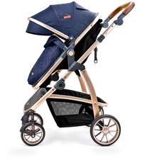 HKM-825939 Luxury 3 in 1 Compact Lightweight Stroller for Infants and Toddlers (0-3 Years)