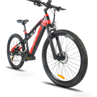 HKM-1948243 500 W 48 V Electric Mountain Bike, 15 Ah Battery (720 Wh), 31 mph Top Speed, 27-Speed Shimano, 27.5 x 2.4 in Tires