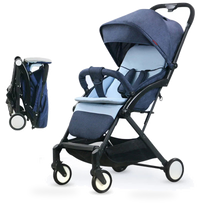 HKM-580755 Lightweight Foldable Baby Stroller Pushchair with Luxury Design and Practical Features