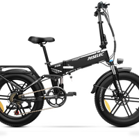 HKM-2767443 750 W 48 V Folding Fat Tire Electric Bike, 13 Ah Battery (624 Wh), 31 mph Top Speed, 7-Speed Shimano