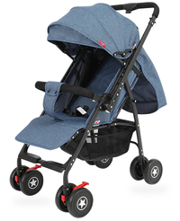 HKM-089235 Compact Folding Lightweight Baby Stroller Pushchair for Infants - Travel Buggy with Umbrella Design