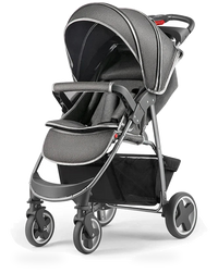 HKM-120851 Multi-functional Lightweight Baby Stroller with Reclining Seat, Foldable Design for Comfort and Convenience