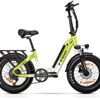HKM-2439763 20 mph 250 W Electric Fat Tire City Bike, 48 V 13 Ah 624 Wh Battery, 7-Speed Shimano, Chaoyang 20 x 4.0 in Tires
