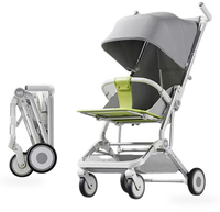HKM-959315 Lightweight Foldable Aluminium Travel System Baby Pram and Stroller for Newborns