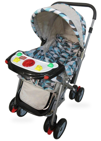 HKM-563795 Lightweight Compact Baby Stroller with Extra Storage for Infants and Toddlers