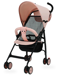 HKM-534483 Portable 2-in-1 Lightweight Baby Stroller with Cotton Fabric and Easy-Folding Design