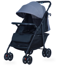HKM-141267 Convertible 2-in-1 Foldable Four-Wheel Baby Stroller with Cute Design
