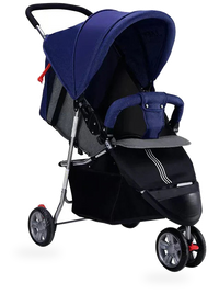 HKM-155923 Lightweight 3 in 1 Travel System Steel Frame Stroller for Infants and Toddlers, 0-3 Years, Compact Folding Design