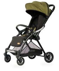 HKM-828243 Sturdy Green Baby Stroller with Durable Composite Fabric