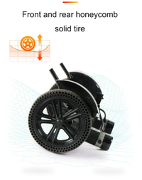 HKM-1176019 Compact Folding Electric Wheelchair Dual 250W Motors 24V 24Ah Battery 12.4 Mile Range 265 lb Capacity Aluminum