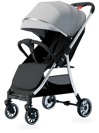 HKM-154771 Lightweight Foldable Baby Stroller with Iron Frame and Adjustable Canopy