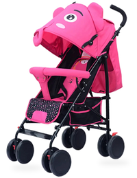 HKM-745747 Lightweight Foldable Stroller for Infants - Portable Safety Baby Buggy for Travel