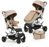 HKM-941203 Compact Lightweight Baby Stroller with Carbon Steel Frame, One-Hand Foldable Design for Travel