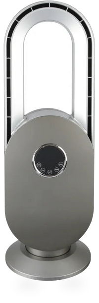 HKM-180627 Bladeless Floor Standing Fan with Touch Control and Remote - 45W Power, 15-Hour Timer Multiple Modes for Home and Office
