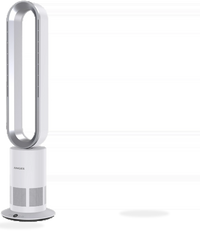 HKM-082323 Electric Bladeless Oscillating Tower Fan with Natural Wind Circulation for Home Use for Home and Office Portable Cooling Fan