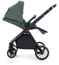 HKM-532179 Poussett Two-Way Push Luxury Baby Stroller and Car Seat with Big Wheels, Foldable Pram for Infants