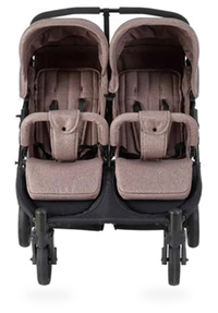 HKM-4699475 2-in-1 Luxury Twin Stroller with High Landscape Design, Aluminium Frame and Dual Baskets for Infants