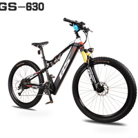 HKM-1391187 48V 500W Mountain Bike, 31 mph Top Speed, 27.5 x 2.4 in Tires, Hydraulic Disc Brakes, 300 lb Load