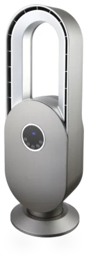 HKM-180627 Bladeless Floor Standing Fan with Touch Control and Remote - 45W Power, 15-Hour Timer Multiple Modes for Home and Office
