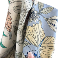 Double-sided Two-tone Silk-wool Large Square Scarfshawl
