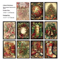 HKM-281171 Retro Decorative Paper Pack – 20 Sheets of Material Paper (100x140mm)
