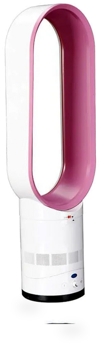 HKM-016787 Bladeless 16-Inch Tower Fan with Child Safety Features - Available in Silver, Gold Pink and Blue for Home and Office