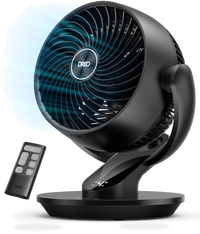 HKM-4377939 13-Inch Oscillating Table Air Circulator Fan with Remote, 120° Tilt Adjustment 25dB Quiet Operation 4 Speed Settings