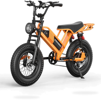 HKM-0801363 28 mph Fat Tire Electric Mountain Bike, 750 W Rear Hub Motor, 1500 W Peak, 48 V 15 Ah 720 Wh Battery
