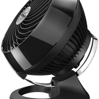 HKM-4640083 660 Large Air Circulator Fan, 4-Speed, 90-Degree Tilt, Quiet Cooling, Black