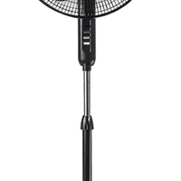 HKM-4934995 16 Inch Electric Oscillating Pedestal Fan with 3 Speed Settings, Adjustable Height and Tilt, Ideal for Home and Office
